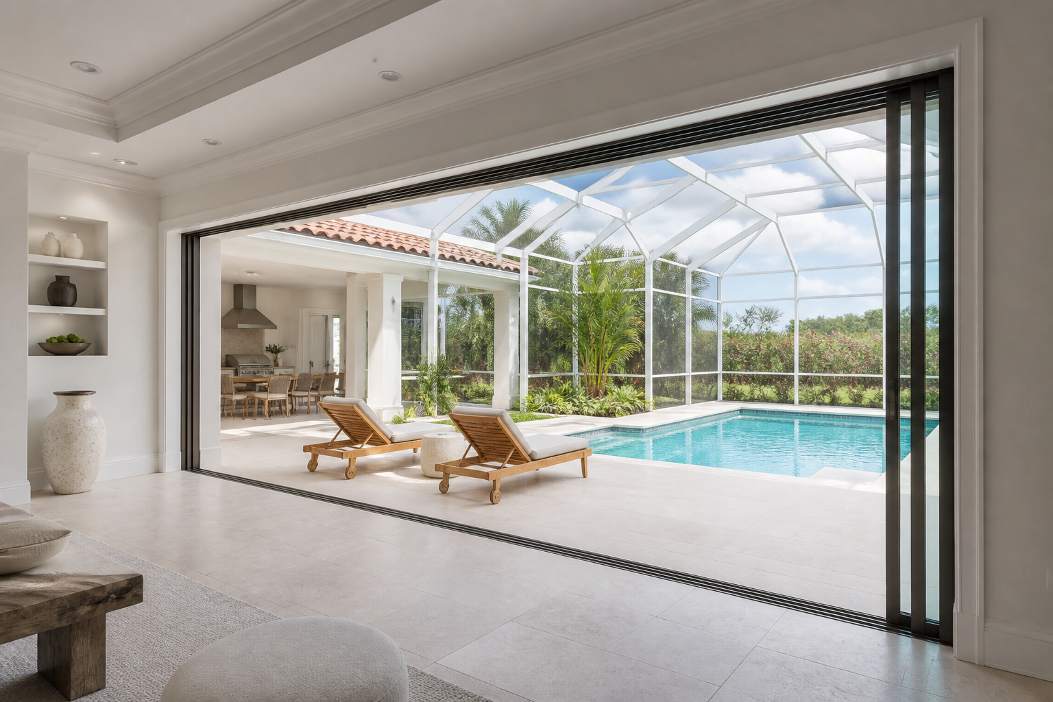 3-Panel Sliding (3-Lite Roller) Windows in Naples, FL | Winslow Windows & Doors - detail 1